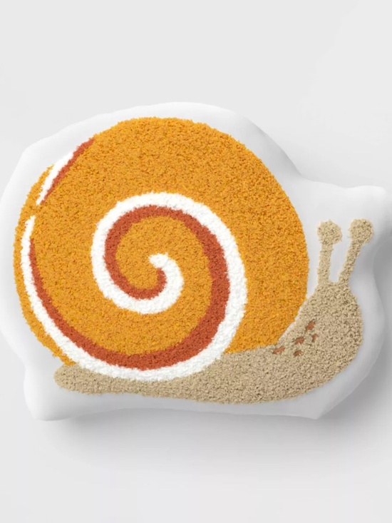 Room Essentials Other - Snail Embroidered Throw Pillow - Room Essentials